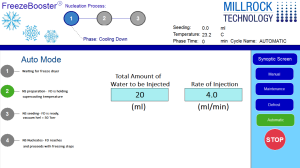 Controlled Nucleation, freezebooster