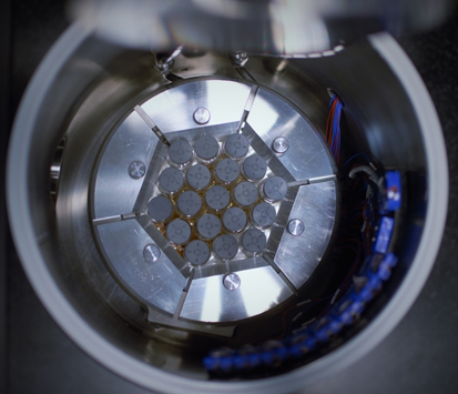 top down microfd Bird's eye view of MicroFD freeze drying chamber