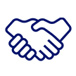 Icon of holding hands