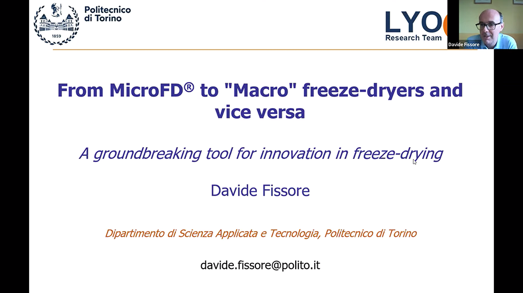 Thumbnail for From MicroFD® to “Macro” Freeze Dryers and Vice Versa: A Groundbreaking Tool for Innovation in Freeze Drying