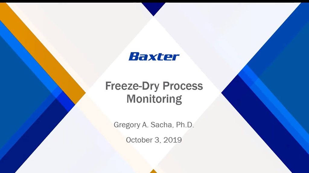 Thumbnail for Freeze Dry Process Monitoring at Laboratory and Full-Scale